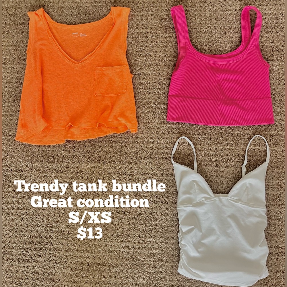 Orange and Pink Tank Top Bundle
